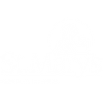 St Mary's Logo White